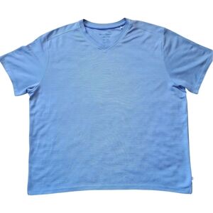 Tommy Bahama XXL V Neck Island Zone Blue Resort Shirt